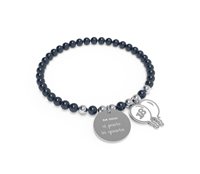 Bracciale 10 Buoni Propositi Donna in Acciaio B-5118/BL - B-5118/BL